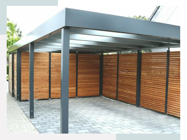 Навесы для парковки в Тутаеве