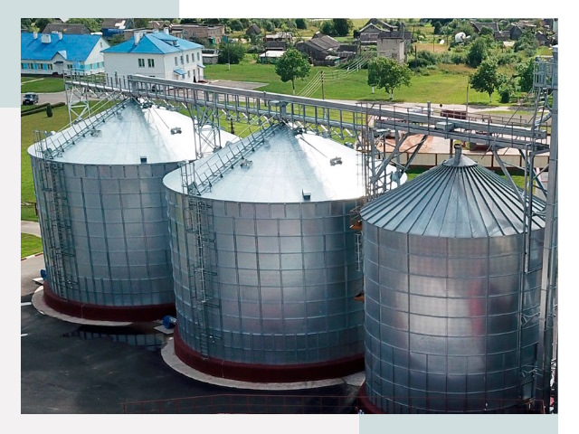 Металлические силосы в Тутаеве