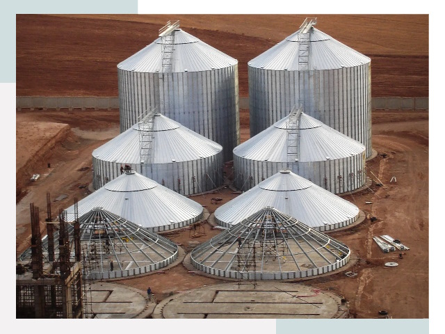 Строительство зерновых силосов в Тутаеве