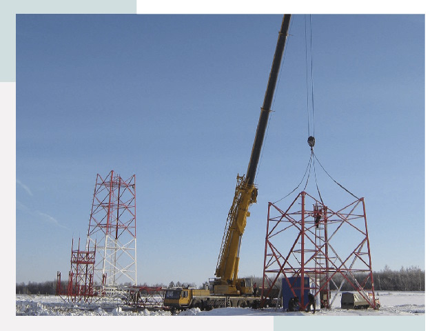 Монтаж вышек связи в Тутаеве