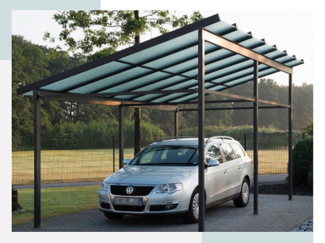 Навесы для автомобилей в Тутаеве