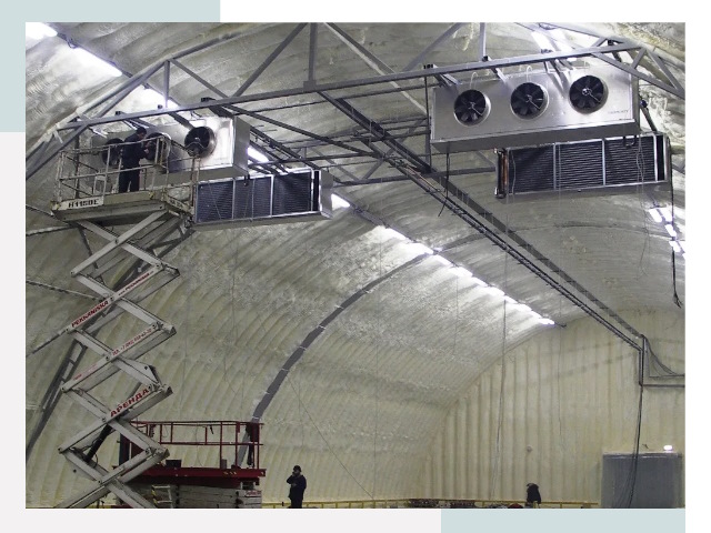 Оснащение ангаров в Тутаеве