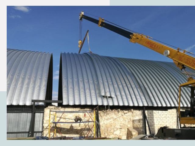 Реконструкция ангаров в Тутаеве от 629 руб.