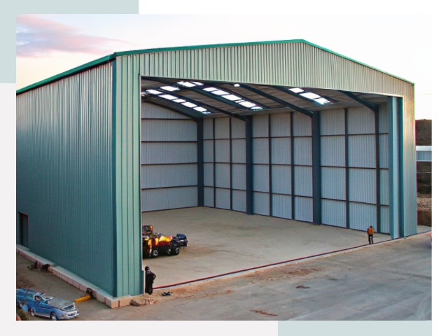 Строительство ангаров в Тутаеве